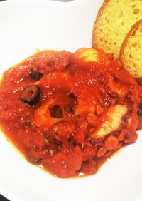 ナポリのタコのルチア風トマト煮