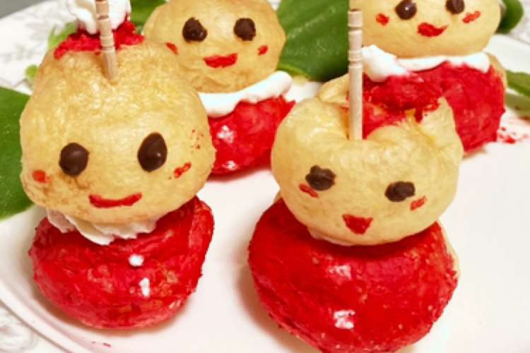 節約クリスマス シュークリームサンタ レシピ 作り方 By みほっぺのお料理 クックパッド 簡単おいしいみんなのレシピが349万品