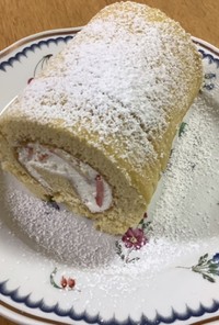 ロールケーキしっとりスポンジ