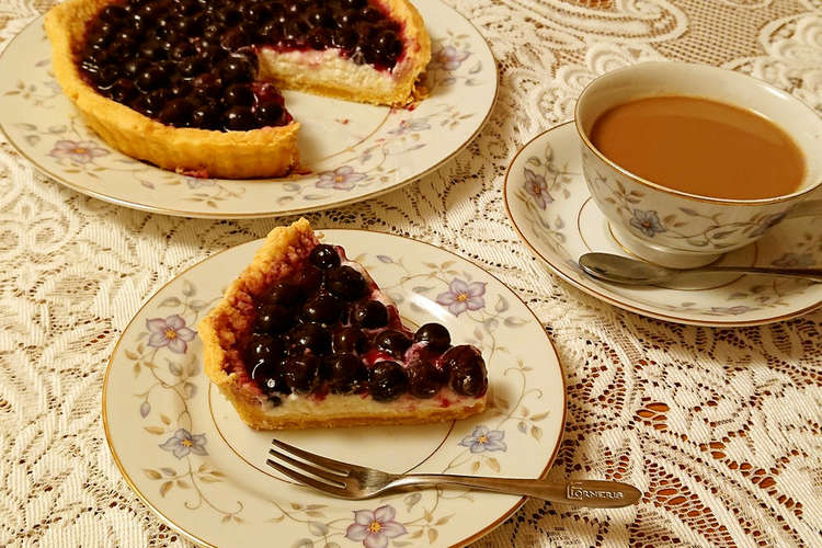 2層の幸せ ブルーベリーレアチーズケーキ レシピ 作り方 By White Lily クックパッド 簡単おいしいみんなのレシピが357万品