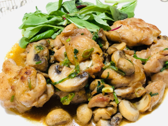 ローストガーリックバターマッシュルームのレシピ