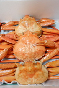 蟹を食べた後に蟹の殻で作るカニ玉スープ