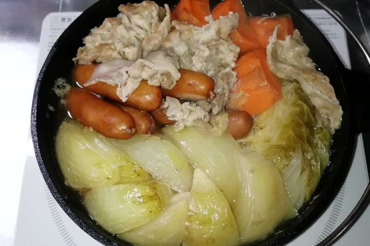 ダッチオーブンでポトフ レシピ 作り方 By とくりんキッチン クックパッド 簡単おいしいみんなのレシピが360万品