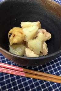 こかぶと鶏モモの味噌風味(塩分1.1g)