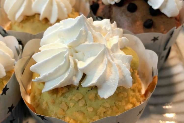 抹茶カップケーキ 4カップ分 レシピ 作り方 By モトゴリックス クックパッド 簡単おいしいみんなのレシピが354万品
