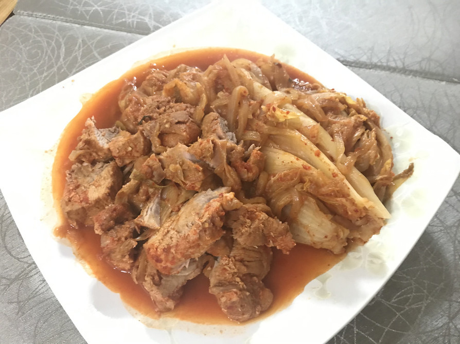 簡単☆豚キムチチム(煮)☆韓国料理の画像