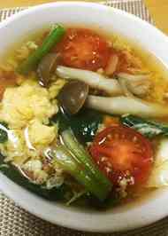 みんなが作ってる ほうれん草 トマト 卵 スープのレシピ クックパッド 簡単おいしいみんなのレシピが356万品