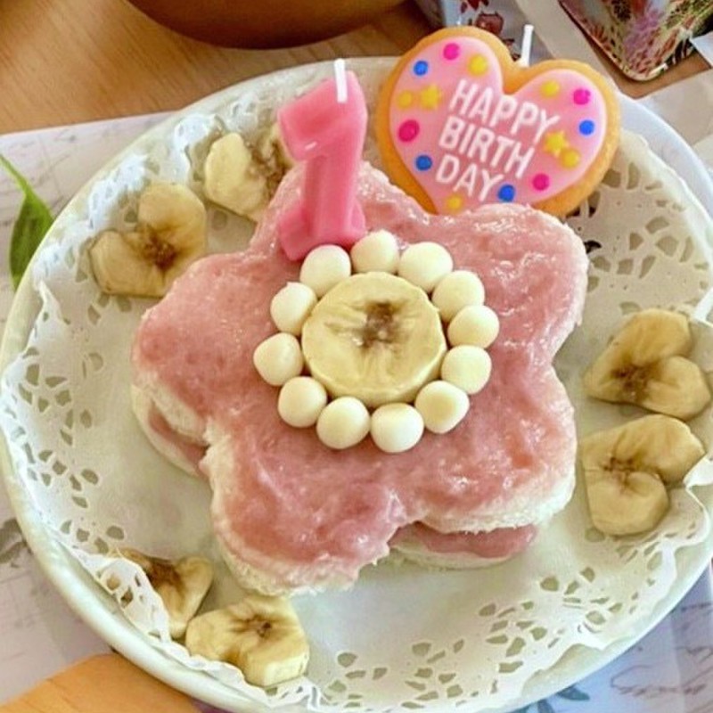 みんなが作ってる 一歳 バースデーケーキ ベビーダノン 食パンのレシピ クックパッド 簡単おいしいみんなのレシピが352万品