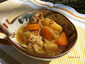 ぴり辛肉じゃが~つゆだくでいただいて~