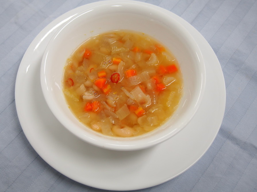 インゲン豆のファソラーダ・スープの画像