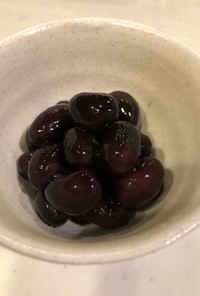 甘さ控えめ限界の黒豆煮（簡単漬け込み煮）