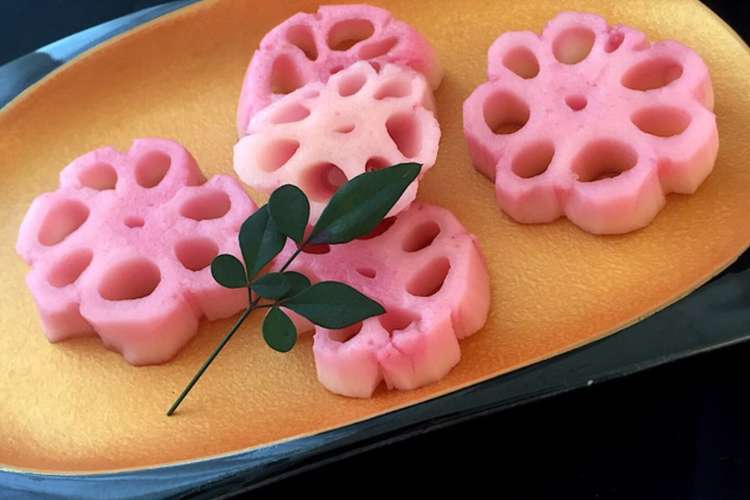 花レンコン ピンクの酢ばす レシピ 作り方 By Lunadrop クックパッド 簡単おいしいみんなのレシピが361万品