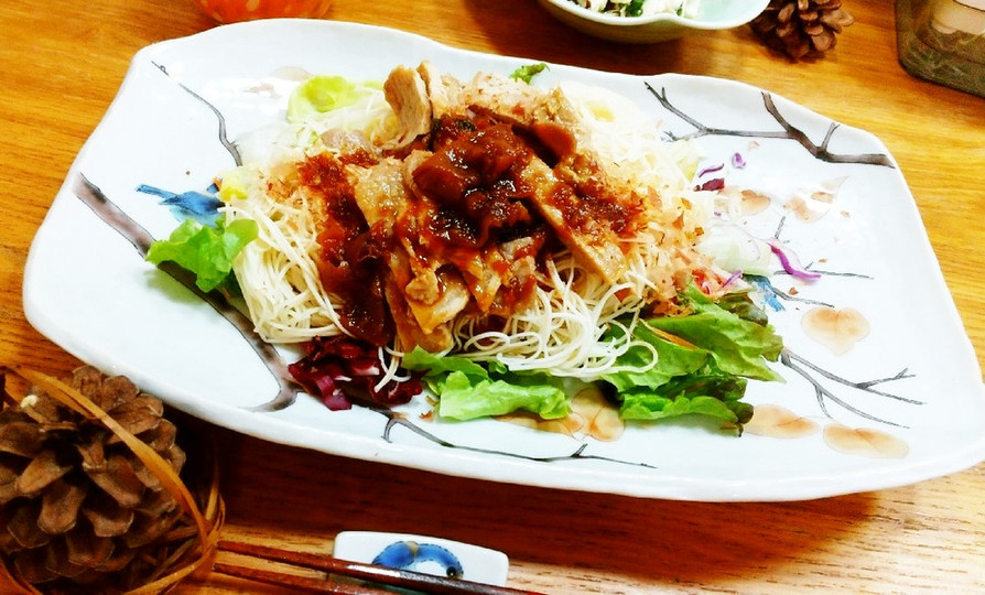 リメイク☆豚の生姜焼きでスタミナ素麺の画像