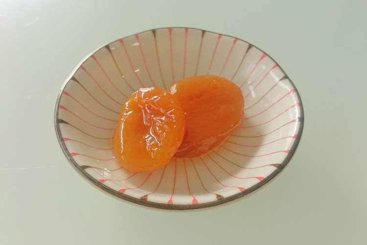 おせち 干しあんずのみつ煮 シロップ煮 レシピ 作り方 By Mochiko46 クックパッド 簡単おいしいみんなのレシピが360万品