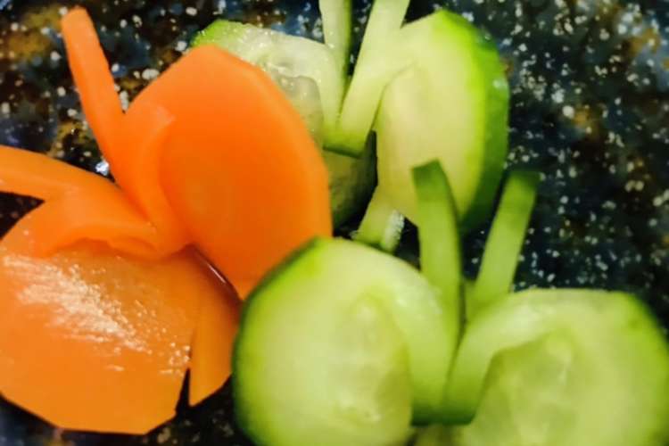 飾り切り 人参の蝶々 レシピ 作り方 By パティシエai クックパッド 簡単おいしいみんなのレシピが365万品