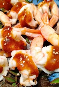 おせち⏹️海老のマヨ味噌焼き(10分)