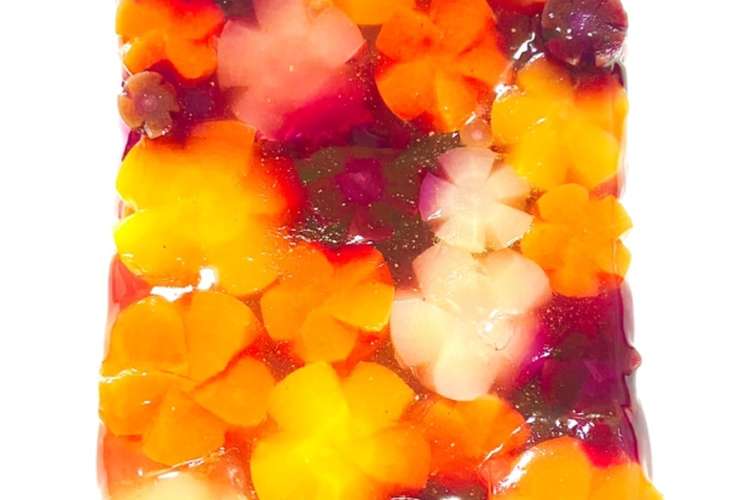 彩り人参の花束ゼリー レシピ 作り方 By 1cchie クックパッド 簡単おいしいみんなのレシピが356万品