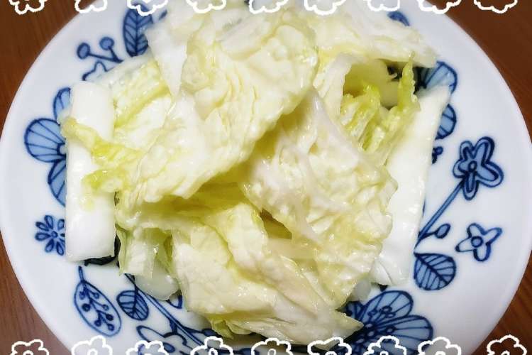 低カロリー絶品おつまみ☆白菜の浅漬け