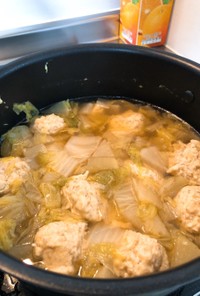 鶏団子野菜スープ