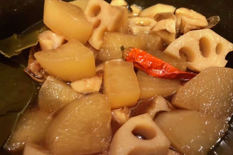 大根とれんこんの煮物 レシピ 作り方 By 豆苗 クックパッド 簡単おいしいみんなのレシピが361万品