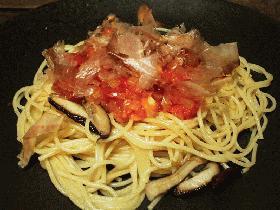 ☆和風トマトソースのスパゲティー☆