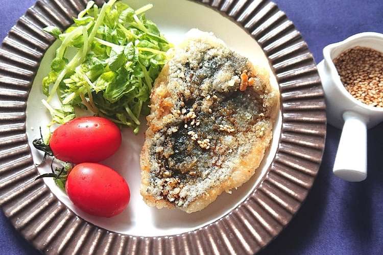 メジナの唐揚げに甘酸っぱだれ添え レシピ 作り方 By おなかがぺこりん クックパッド 簡単おいしいみんなのレシピが371万品