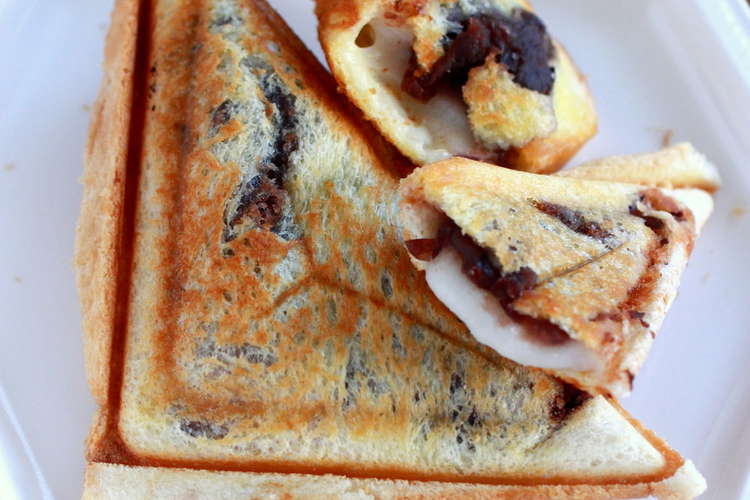 あんこ お餅のホットサンド レシピ 作り方 By いづみうな クックパッド 簡単おいしいみんなのレシピが367万品