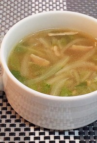 【簡単】白菜とベーコンのコンソメスープ