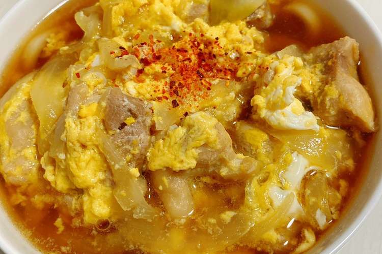 ガッツリだけど優しい 簡単親子うどん レシピ 作り方 By Tai Sキッチン クックパッド 簡単おいしいみんなのレシピが367万品