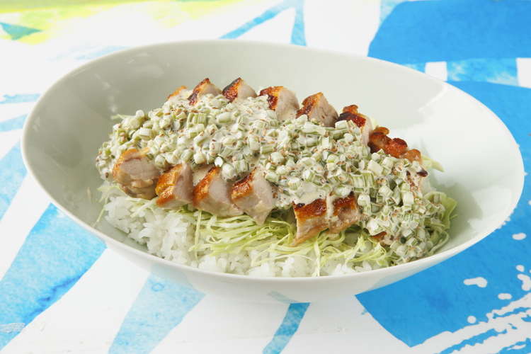 葉わさびタルタルチキン南蛮丼 レシピ 作り方 By Hcfキッチン クックパッド 簡単おいしいみんなのレシピが360万品