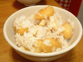 ほくほく栗ご飯