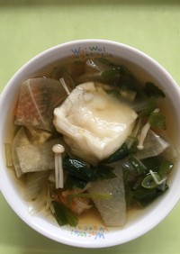 【保育園給食】七草雑煮汁