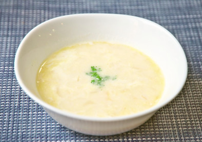 切干大根のクリームスープの写真