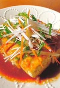 【簡単】居酒屋風の豆腐ステーキ