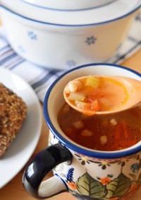 セロリとトマトのスープ