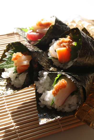 ✿はちみつ梅ペーストで手巻き寿司✿の写真