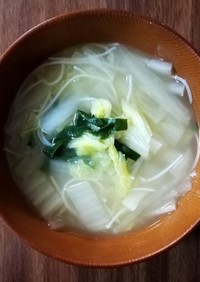 ビーフンの中華スープ*･