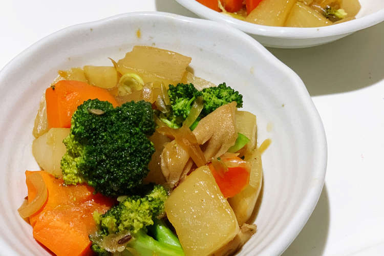2歳児病みつき 幼児食に 根菜の黒酢炒め レシピ 作り方 By 時短ワーママ クックパッド 簡単おいしいみんなのレシピが358万品