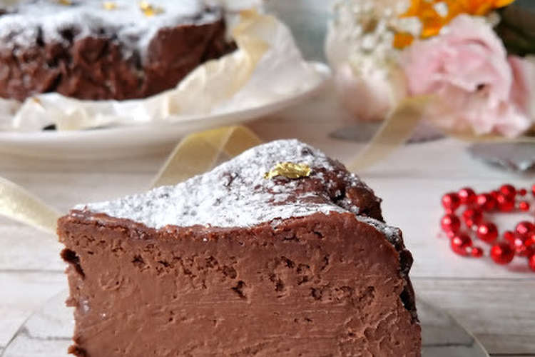 バレンタイン ベイクドチョコチーズケーキ レシピ 作り方 By 発酵家族 クックパッド 簡単おいしいみんなのレシピが355万品