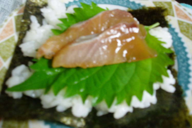 カンパチの漬けで美味しい手巻きを レシピ 作り方 By ゆうりママ クックパッド 簡単おいしいみんなのレシピが376万品