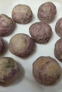 芋頭酥（紫芋で代用しました）