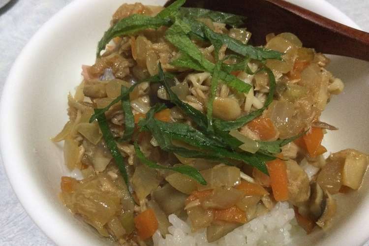 簡単 きのこと玉ねぎ炒めてシーチキン丼 レシピ 作り方 By 向日葵タンポポ クックパッド 簡単おいしいみんなのレシピが352万品