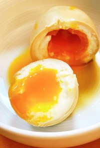 小鍋で簡単半熟卵♡味玉や塩を付けて♫