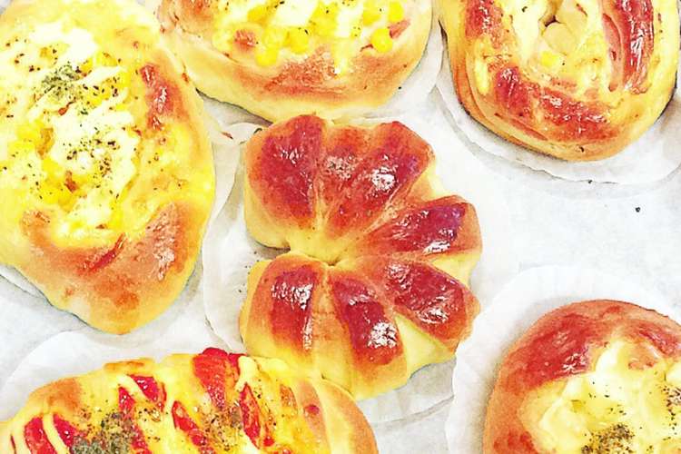 1つの生地でお惣菜パン 菓子パン レシピ 作り方 By Hikarin クックパッド 簡単おいしいみんなのレシピが352万品