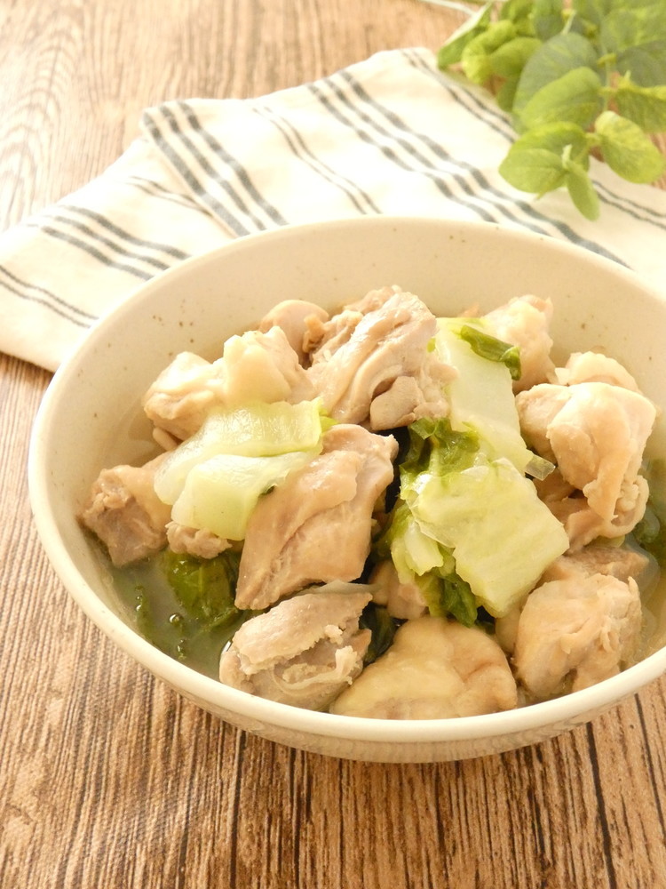 ブーケガルニ香る★鶏肉と白菜の煮込みの画像