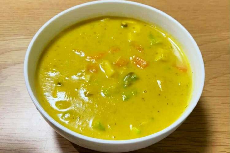 朝ごはん 食べるかぼちゃのスープ レシピ 作り方 By 下島調剤薬局 クックパッド 簡単おいしいみんなのレシピが372万品