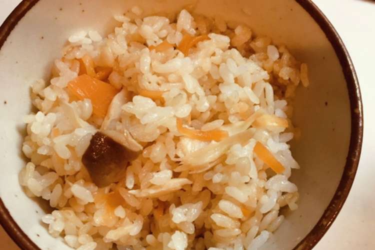 10分で完成 冷凍ご飯で炊き込みご飯ふう レシピ 作り方 By たつみはるか クックパッド 簡単おいしいみんなのレシピが367万品