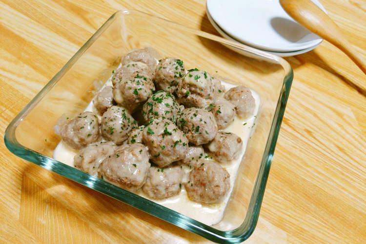 スウェーデン風ミートボール レシピ 作り方 By 糖質制限医療推進協会 クックパッド 簡単おいしいみんなのレシピが355万品
