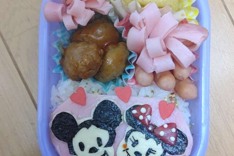 お弁当 簡単キャラ 偽ミッキー レシピ 作り方 By いわはキラリん クックパッド