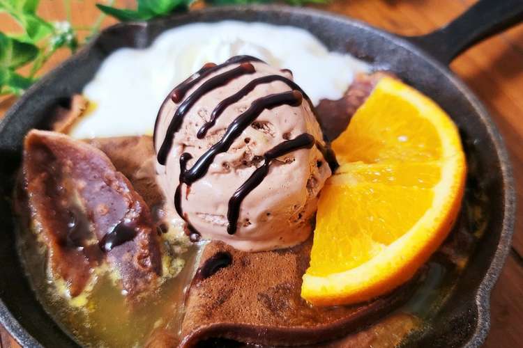 ホットプレートでチョコクレープシュゼット レシピ 作り方 By Ayakoooooo クックパッド 簡単おいしいみんなのレシピが376万品